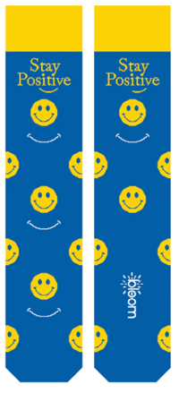 Stay Positive Sock (Blue)